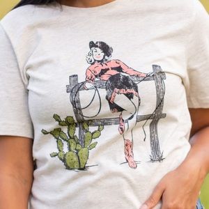 Cowgirl Tee - Vintage - Made in Nashville